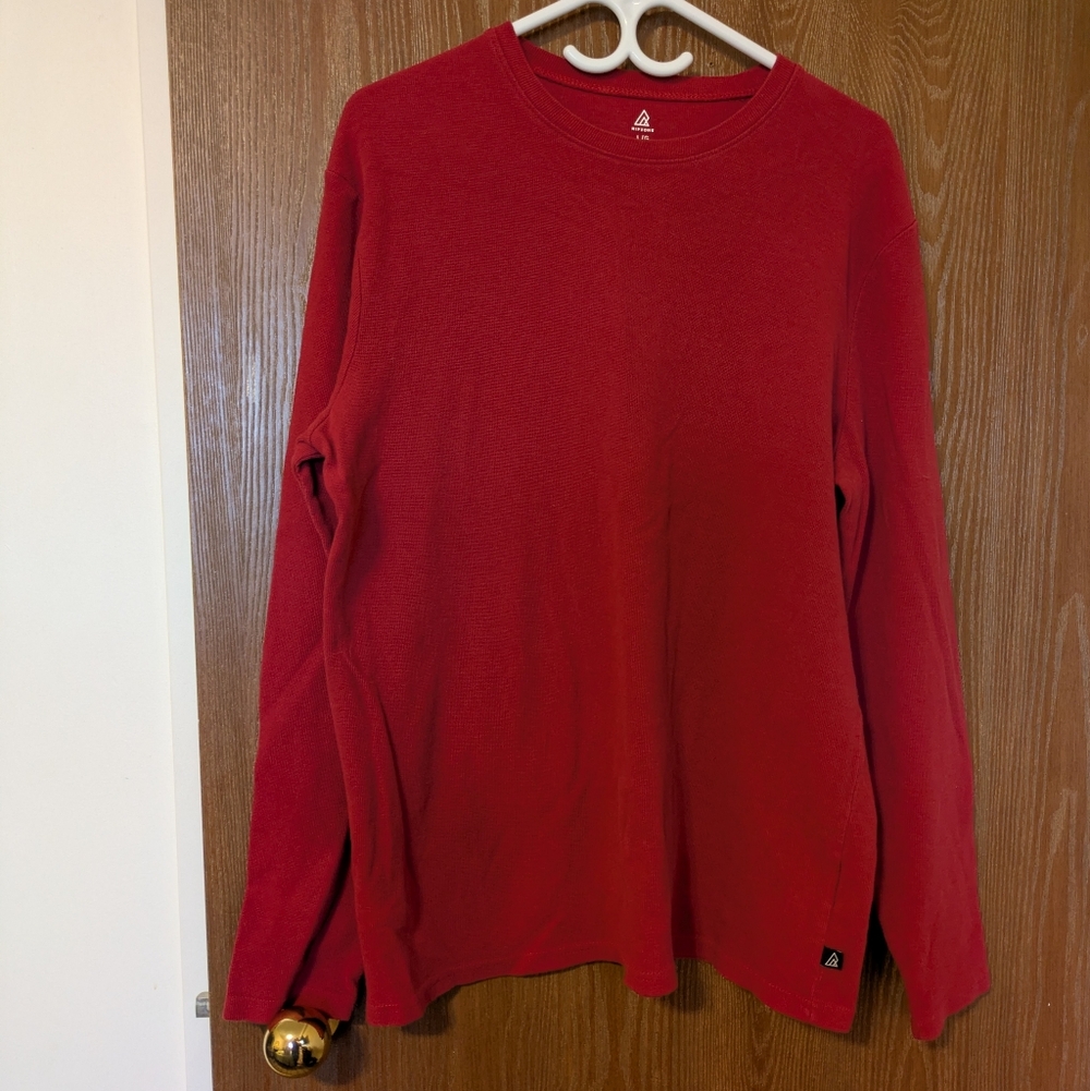 Ripzone Men's Red Long Sleeve Shirt